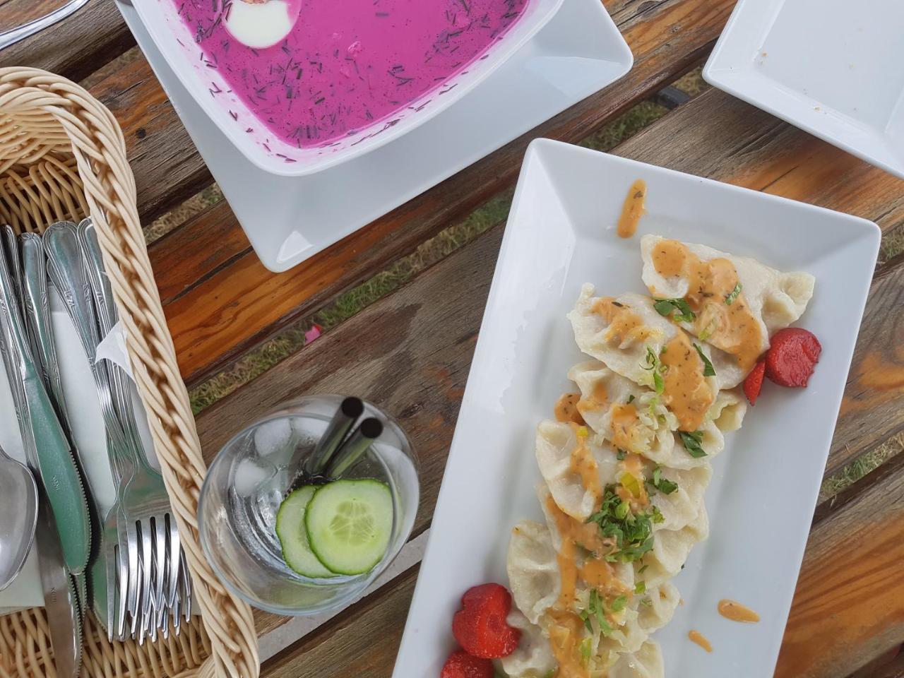 Folwark Tumiany Pokoje & Restauracja Exteriér fotografie